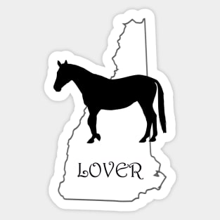 New Hampshire Horse Lover Gift Sticker